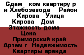 Сдам 1 ком.квартиру р-н Хлебозавода! › Район ­ Кирова › Улица ­ Кирова › Дом ­ 87 › Этажность дома ­ 5 › Цена ­ 13 000 - Приморский край, Артем г. Недвижимость » Квартиры аренда   